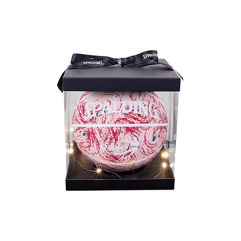 SPALDING SUPER3 Super League Series PU Basketball Pink Size 5 Training Unisex-2