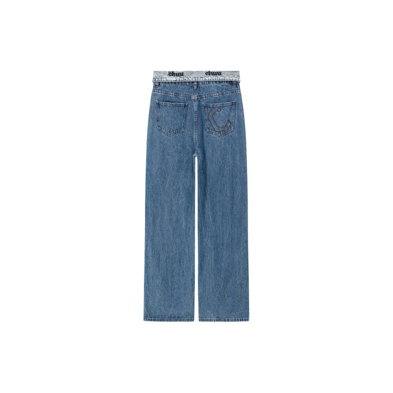 CHUU Jeans Women's Denim Blue-1