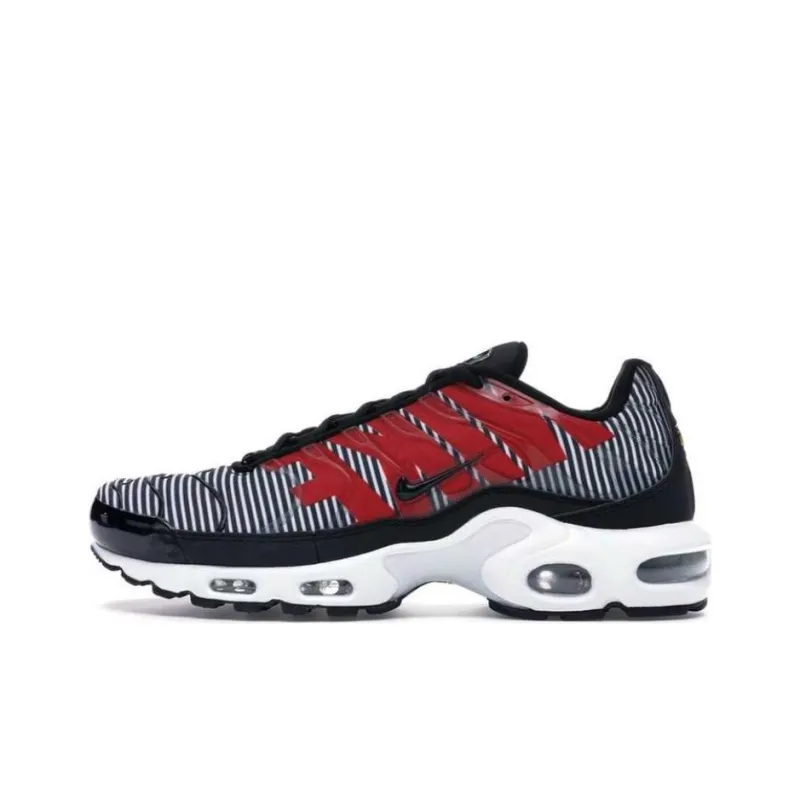 Nike Air Max Plus Striped Black White-0