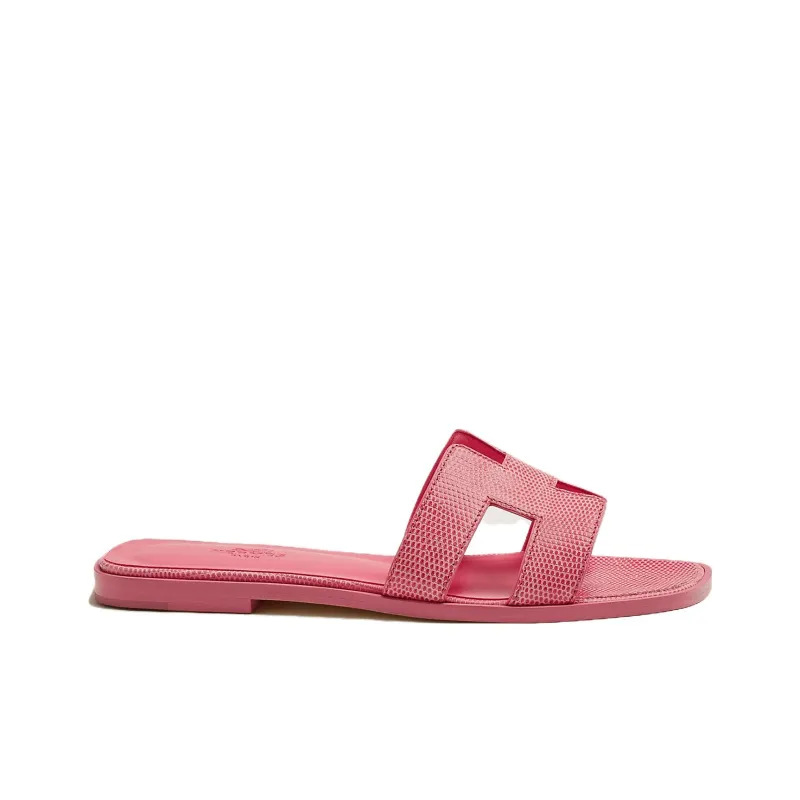HERMES Oran Slip Resistant Slide Slippers Women's Rose Pink-1