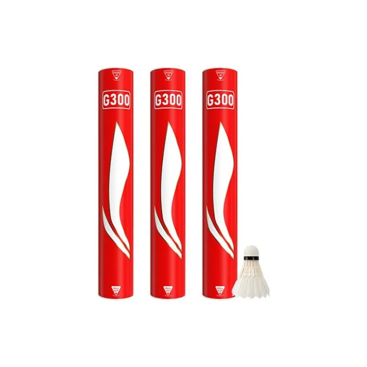 LiNing G300 Goose Feather Shuttlecock 12 Pack Goose Feather Everyday Shuttlecocks-4