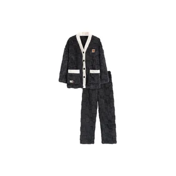 Xiang Ning Pai Pajama Set Unisex Night Black