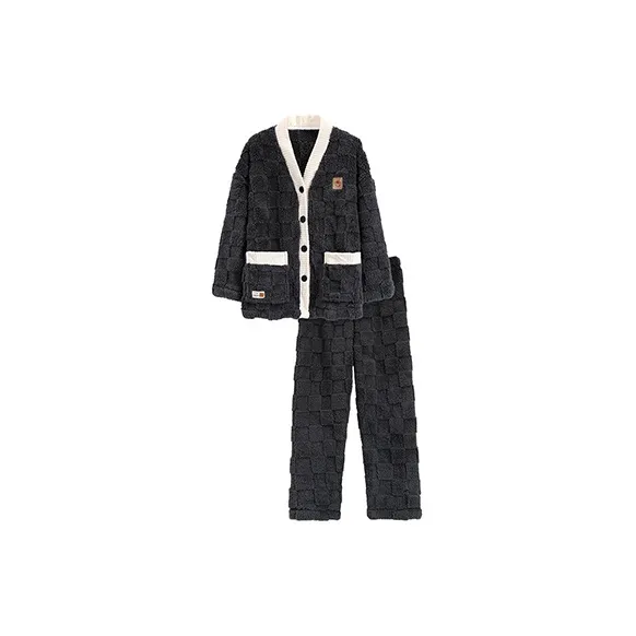 Xiang Ning Pai Pajama Set Unisex Night Black-0