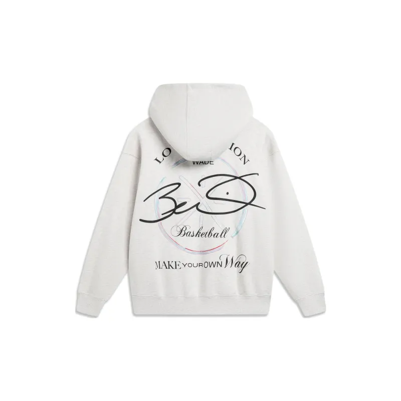LiNing Wade Collection Sweatshirt Men's Heather Gray Tile Gray-1