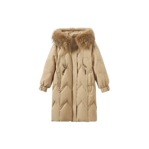 Inman Down Jackets Women's Khaki