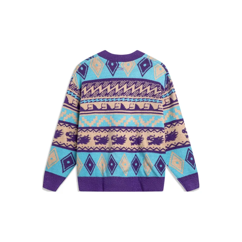 LiNing Rijin Doujin Collection Knitwear Men's Ultraviolet-1
