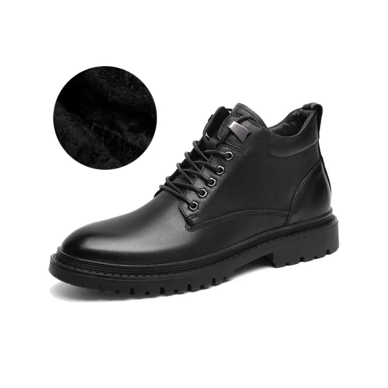 VOLO Work Boots Men Mid Top Black-0
