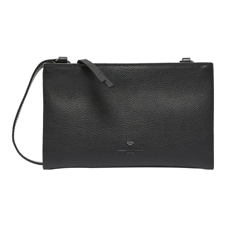 MaxMara Weekend Series Cow Leather Crossbody Bag Shoulder Bag Women's Black-0
