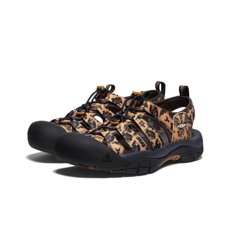 Gravity Free x KEEN Newport Retro Abrasion Resistant River Trekking Shoes Men's Brown Black-1