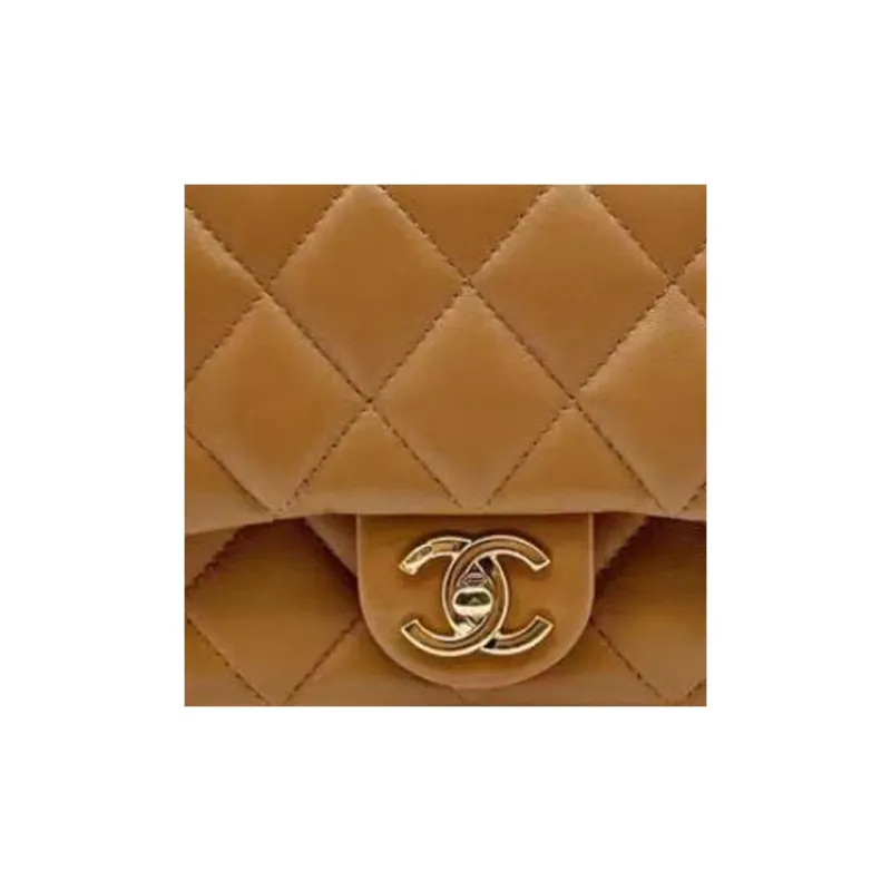 CHANEL 23P SS Lambskin Shoulder Bag Handbag Shoulder Bag Women's Caramel-3