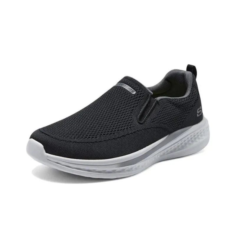 Skechers Relaxed Fit Abrasion Resistant Low Top Casual Shoes Men's Black-2