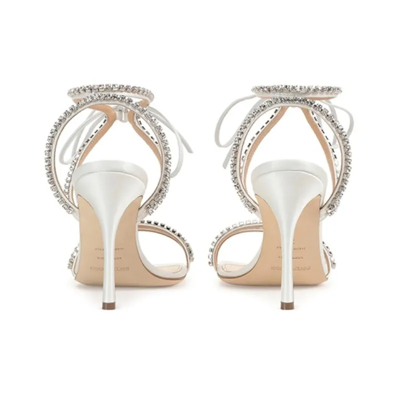 SERGIO ROSSI Rhinestone-embellished Sandals-3