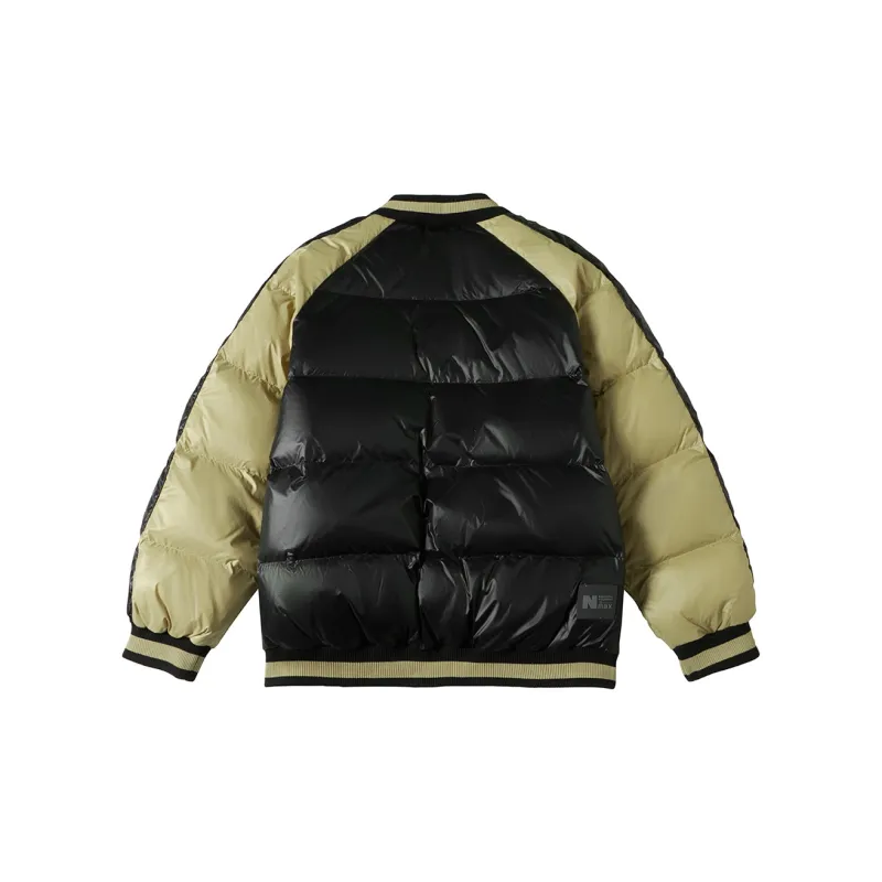 N MAX Down Jackets Men Black & Green Bean-1