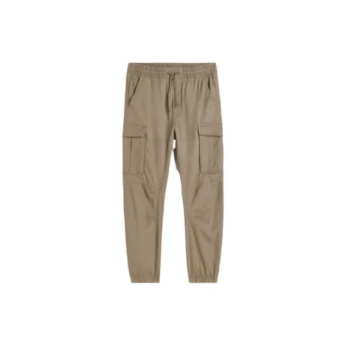 H&M Cargo Pants Men Dark Beige