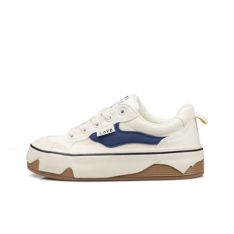 B10CROWN Anti Slip Wear Resistant Low Top Canvas Shoes Women's-0