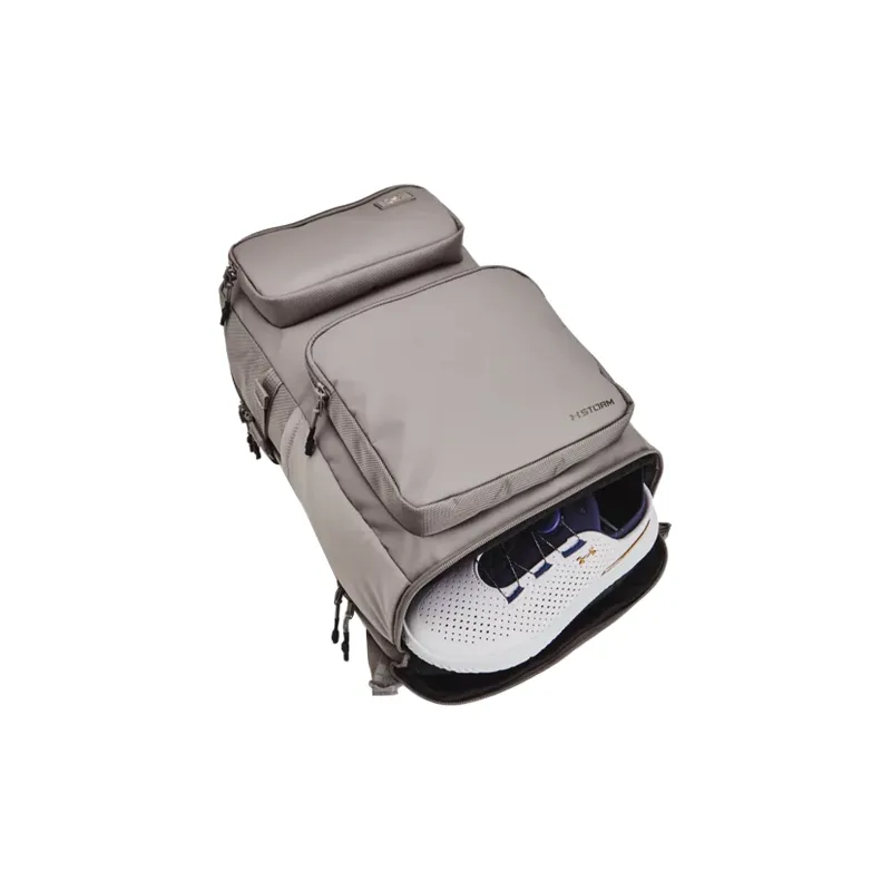 Under Armour Polyamide With Polyester Backpack Regular Unisex Tin Alloy Gray-2