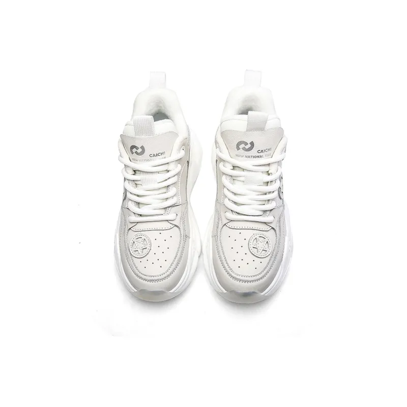 CAI CHI Shock Absorbers With Slip Resistant And Abrasion Resistant Properties Low Top Chunky Sneakers Unisex-17