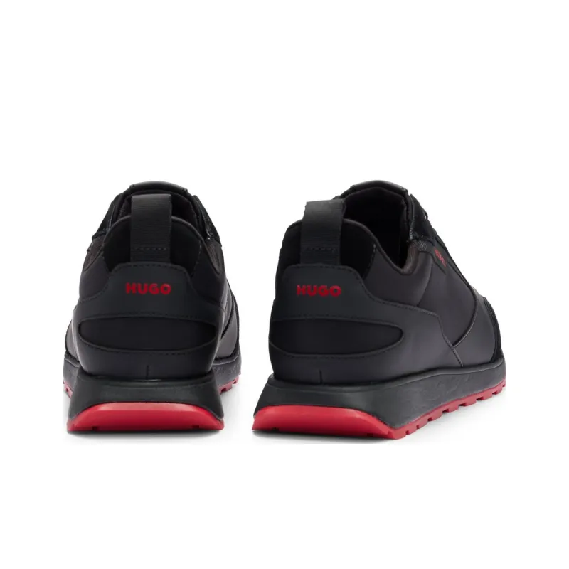 HUGO BOSS Wear-Resistant Low-Top Casual Shoes Men's Black-3