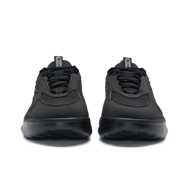 XTEP Star Meteorite TD Durable Breathable Low Top Chunky Sneakers Women's Black-5