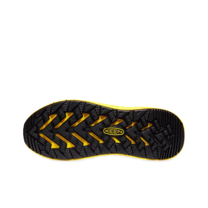 KEEN WK400 Cushioning Wear-Resistant Low-Top Casual Shoes Men's Yellow Black-4