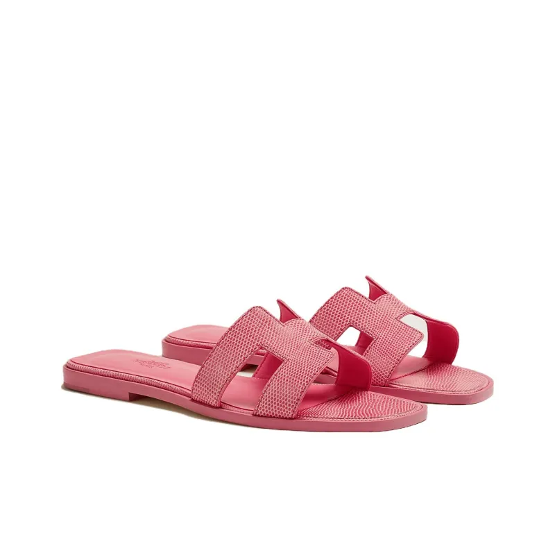 HERMES Oran Slip Resistant Slide Slippers Women's Rose Pink-2