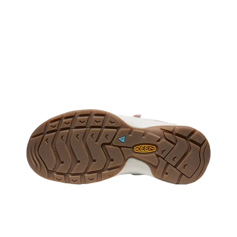 KEEN Astoria West Beach Sandals Women's Light Yellow Brown Birch Silver-4