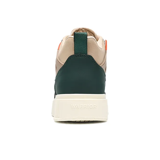Warrior Sea Wave Collection Mid Top Skateboard Shoes Unisex Khaki Jasper-4
