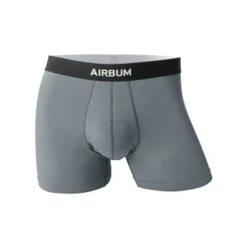 Airbum Underwear Boxer Shorts Men's Silver Gray
