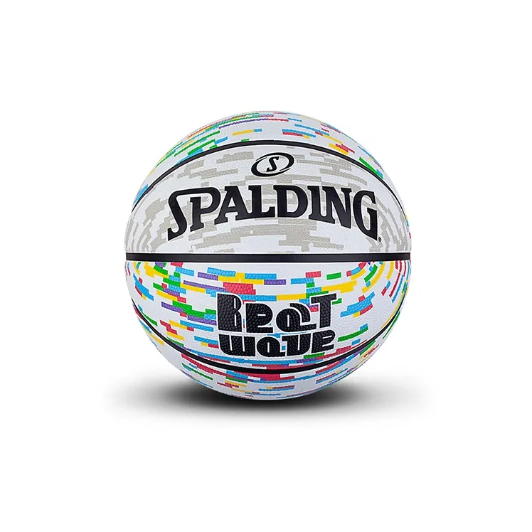 SPALDING Trend Series Rubber Basketball Multicolor Size 7 Training-2