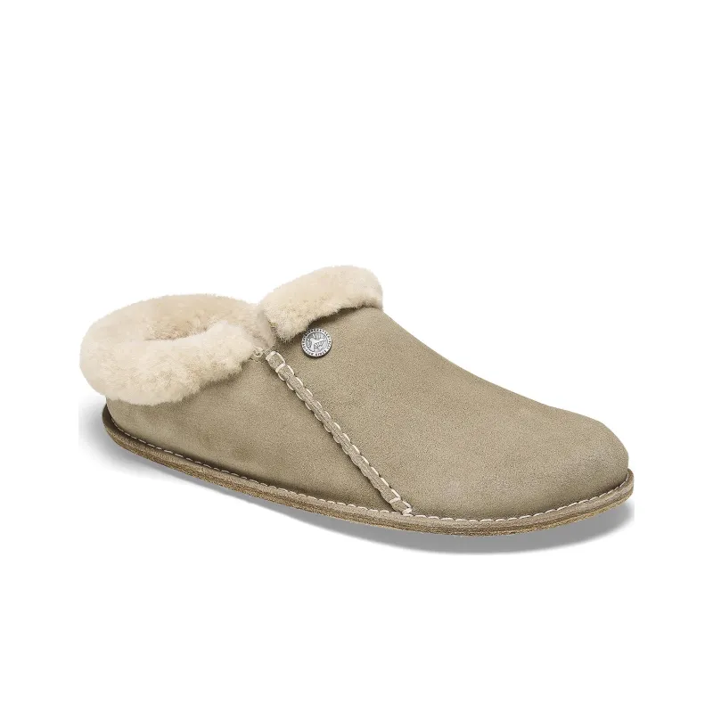 Birkenstock Closed Toe Slippers Unisex Taupe Narrow-1