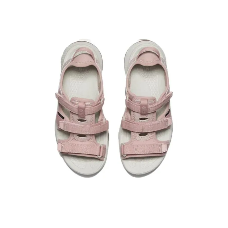 KEEN Astoria West Beach Sandals Women's Light Yellow Brown Birch Silver-3