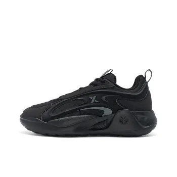 XTEP Star Meteorite TD Durable Breathable Low Top Chunky Sneakers Women's Black
