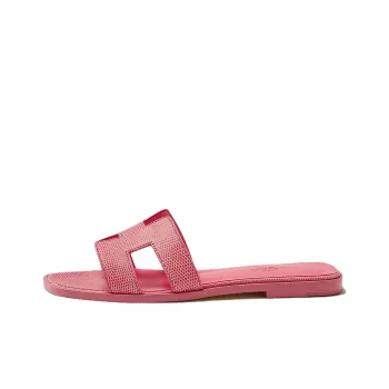 HERMES Oran Slip Resistant Slide Slippers Women's Rose Pink