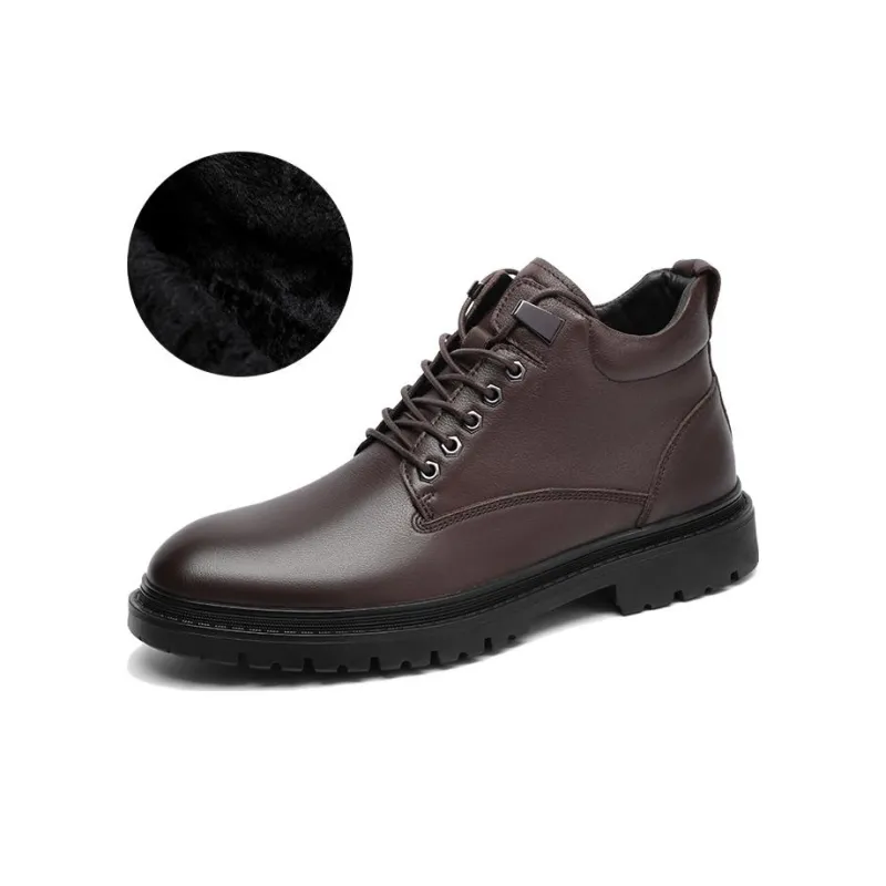 VOLO Work Boots Men Mid Top Black-5