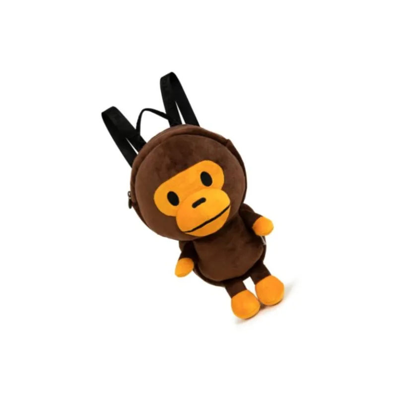 Aape Polyester Backpack Regular Unisex Brown-1