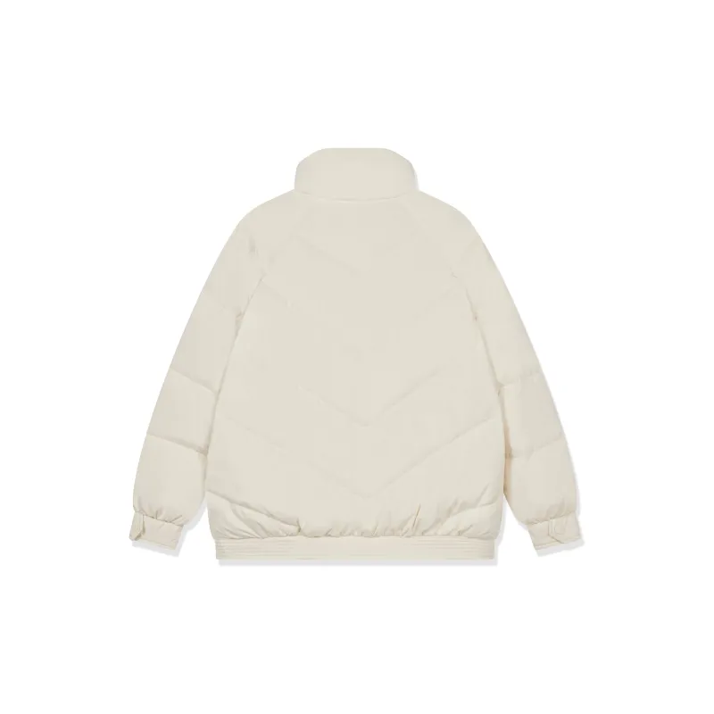 QIAODAN Down Jackets Women's Cream White-1