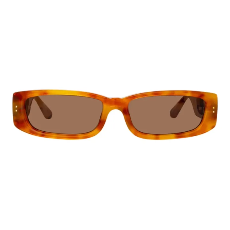 Linda Farrow Talita Rectangular Frame Sunglasses-1