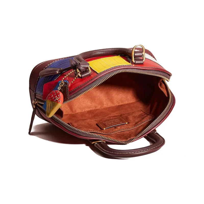 COACH Revel Glove Tanning Dome Bag Handbag, Shoulder Bag Medium Size Women's Multicolor-2