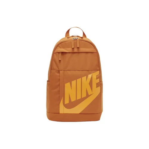 Nike Polyester Backpack Regular Unisex Orange