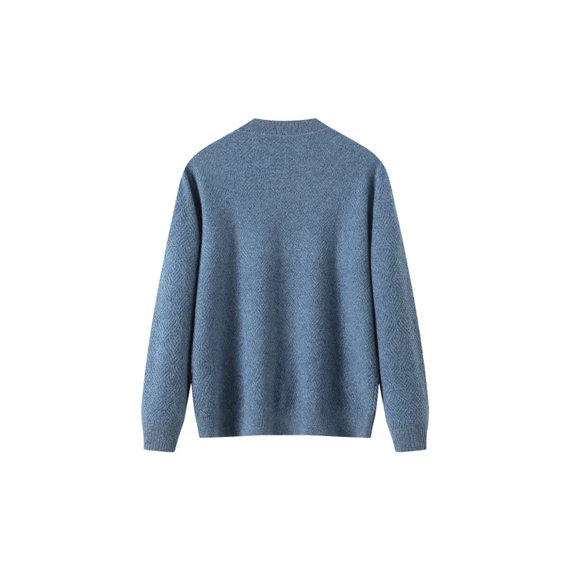 H YXIANG Cashmere Sweater Men's-4