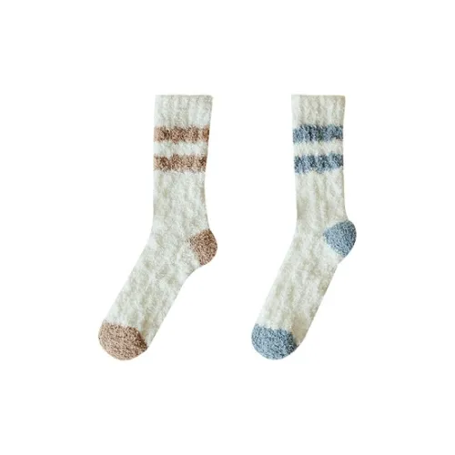 Woven Pear Unisex Mid-Calf Socks