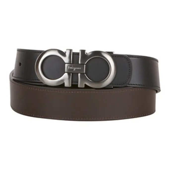Ferragamo Reversible Gancini Belt-6