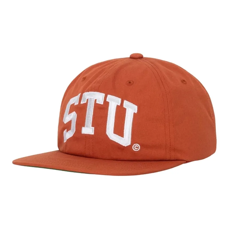Stussy Cotton Baseball Caps Unisex Orange-0