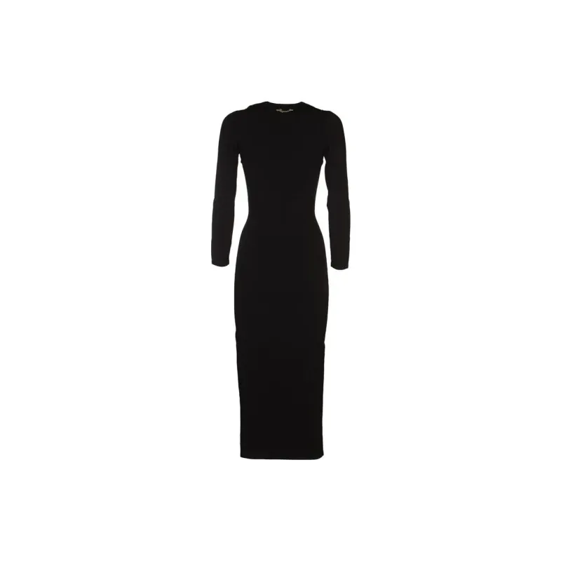 DSQUARED 2 Cut Out Crewneck Long Sleeved Dress-1