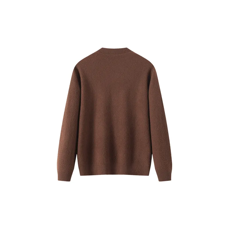 H YXIANG Cashmere Sweater Men's-7