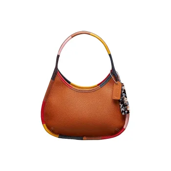 Coachtopia Pebbled Leather Shoulder Bag Handbags Shoulder Bags Women's Brown & Multicolor