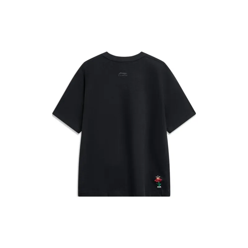 LiNing Rijin Doujin Collection T Shirt Men's Black-1