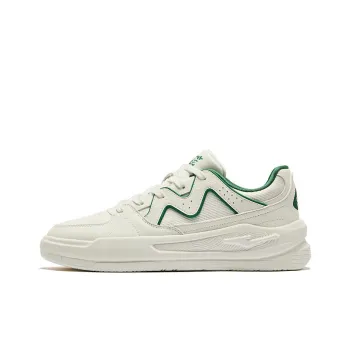 Erke White Peach Oolong 2.0 Skateboard Shoes Men Low Top Microcrystal White/Group Turquoise