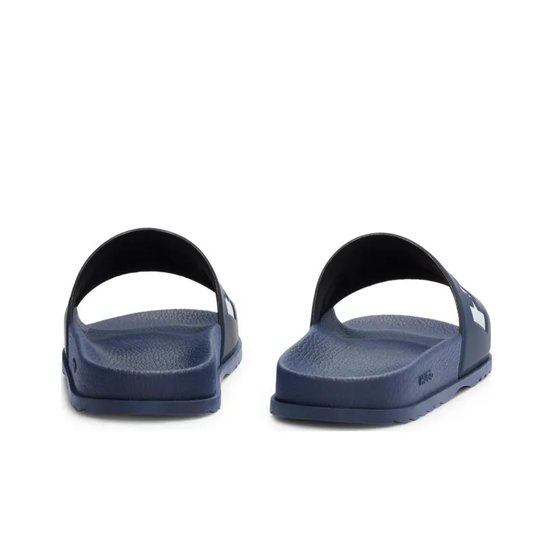 HUGO BOSS Slide Slippers Men's Blue-3