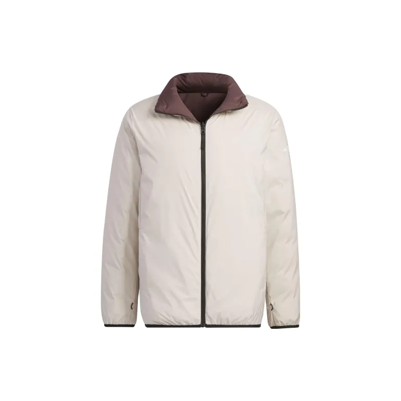 Adidas Waterproof And Windproof Windbreaker Jacket Men's Ecru-1